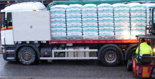 Pelletss�ckar p� pall